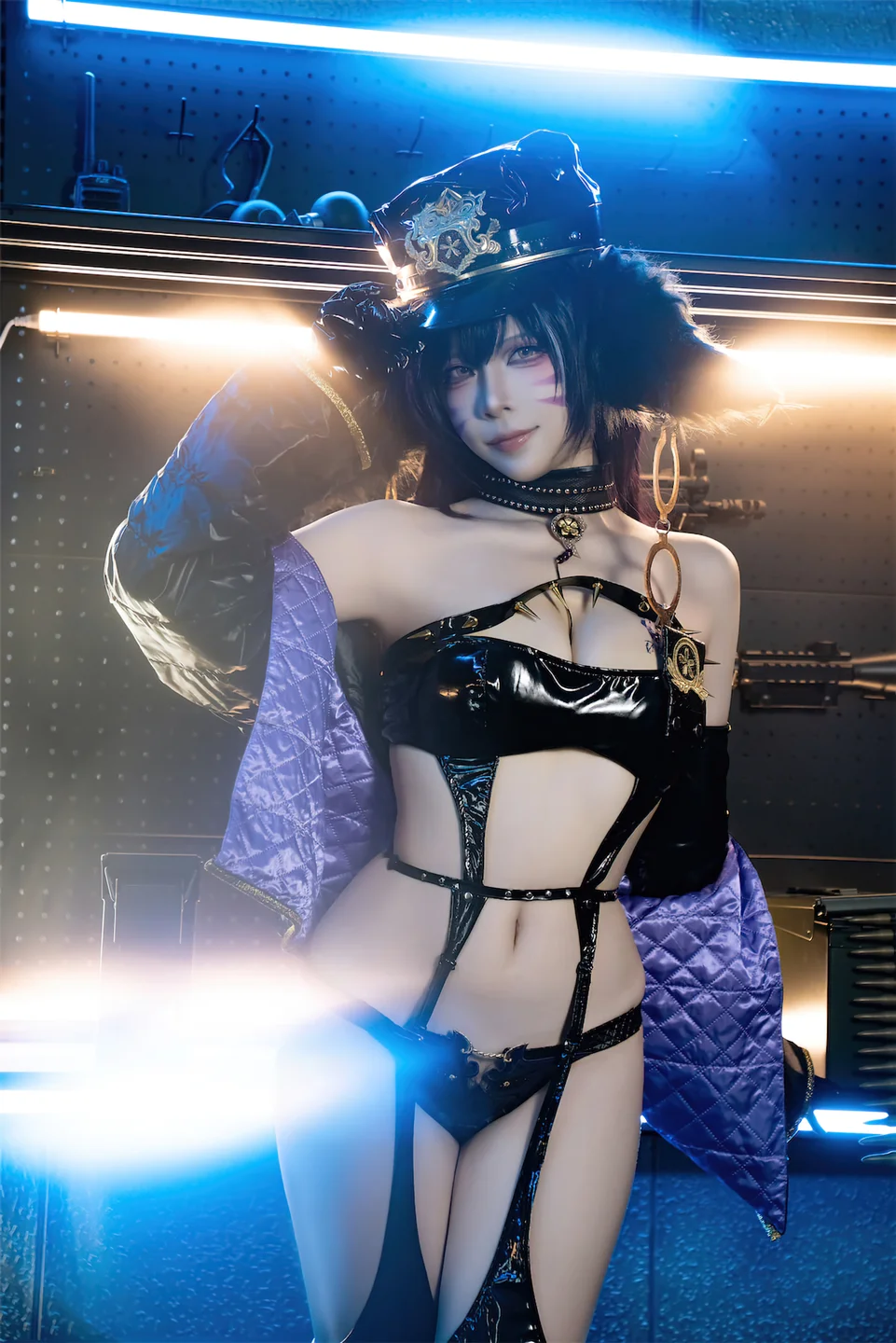 二佐Nisa - No.191 碧蓝航线·武藏 女警 [25P-101MB] tg@simisebaisi 【丝足阁】010.webp